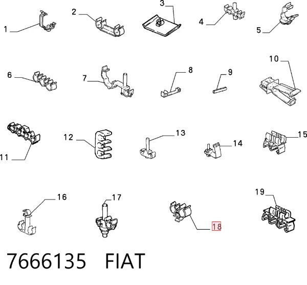 Стартер 7666135 Fiat/Alfa/Lancia