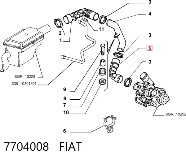  7704008 Fiat/Alfa/Lancia