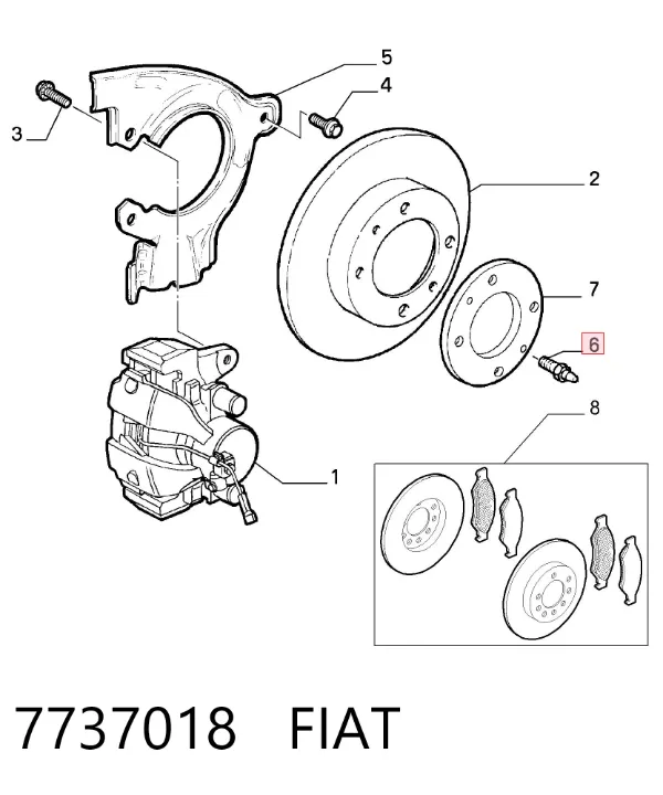  7737018 Fiat/Alfa/Lancia
