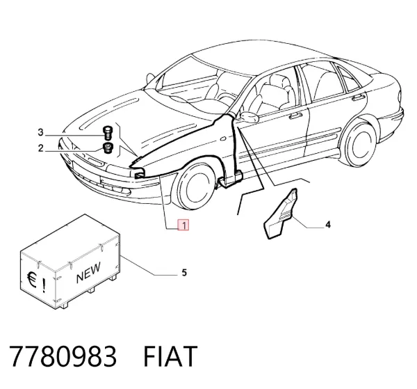 Крила Fiat Marea 185