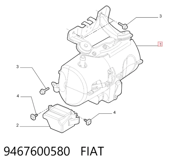 Насос ГУР 9467600580 Fiat/Alfa/Lancia