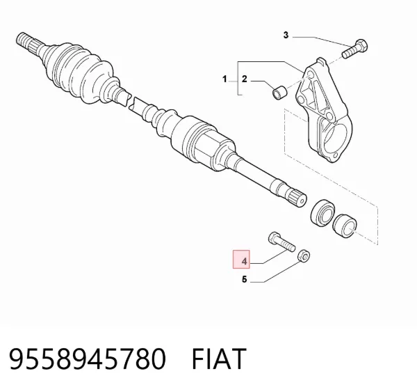  9558945780 Fiat/Alfa/Lancia