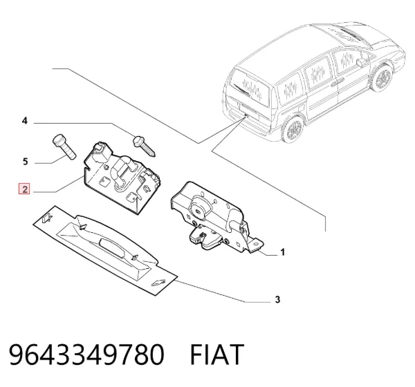  9643349780 Fiat/Alfa/Lancia