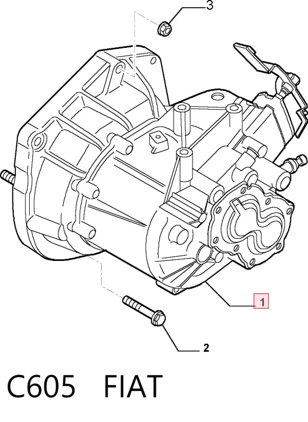 Коробка передач C605 Fiat/Alfa/Lancia