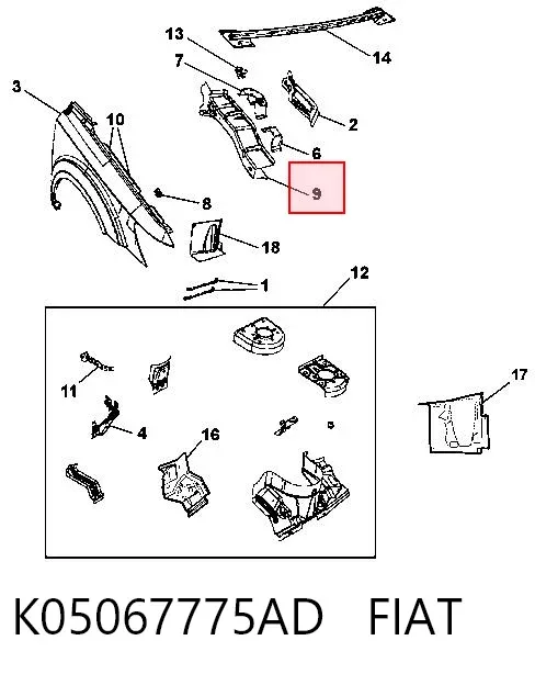  K05067775AD Fiat/Alfa/Lancia