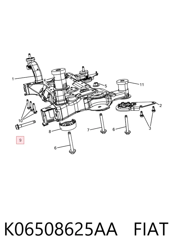  K06508625AA Fiat/Alfa/Lancia