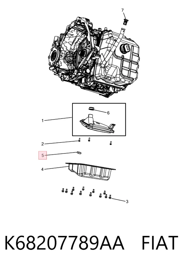 Фільтр АКПП K68207789AA Fiat/Alfa/Lancia