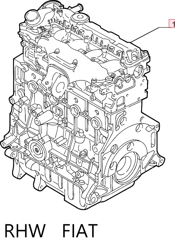 Двигун RHW Fiat/Alfa/Lancia
