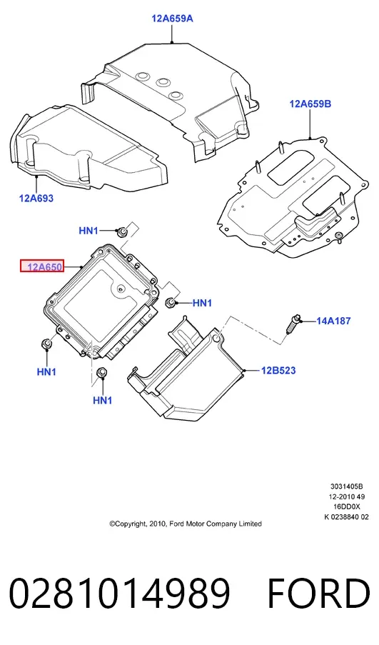  0281014989 Ford