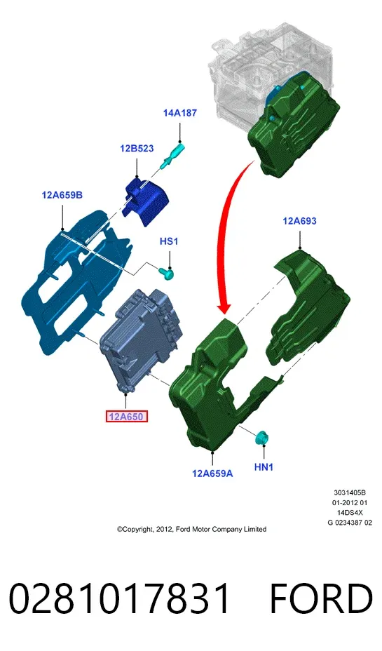 0281017831 Ford