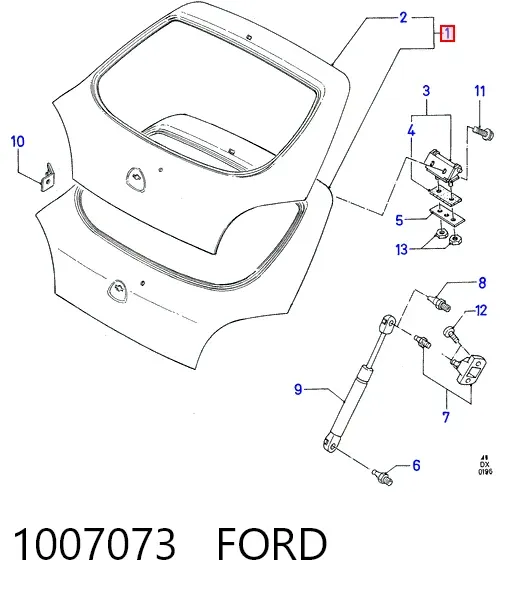 Ляда Ford Fiesta Mk4