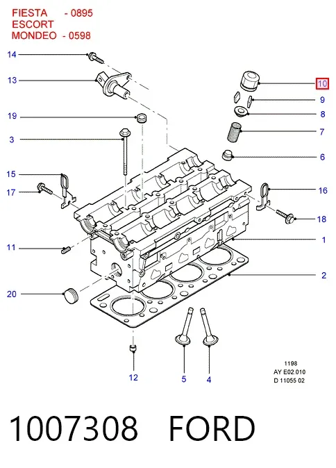 Гідрокомпенсатор 1007308 Ford