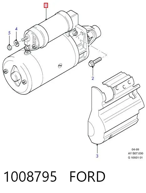 Стартер 1008795 Ford