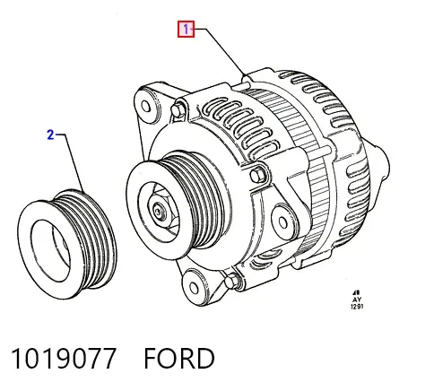 Генератор 1019077 Ford