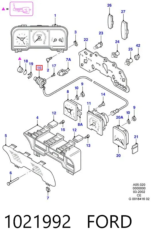 Датчик швидкості Ford Sierra II