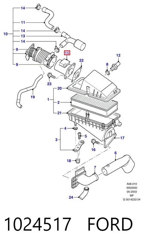 ДМРВ 1024517 Ford