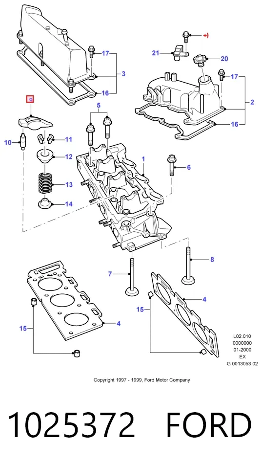Коромисло 1025372 Ford