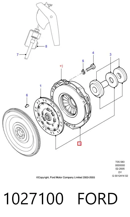 Зчеплення 1027100 Ford