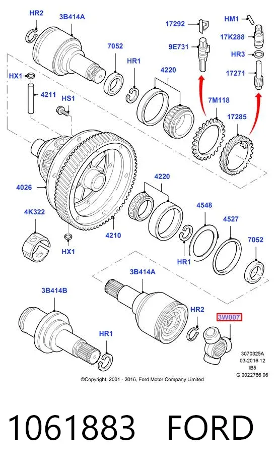 Тришип 1061883 Ford