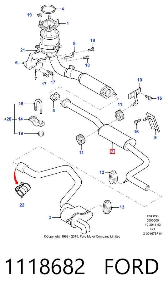 Глушник, центральна частина 1118682 Ford
