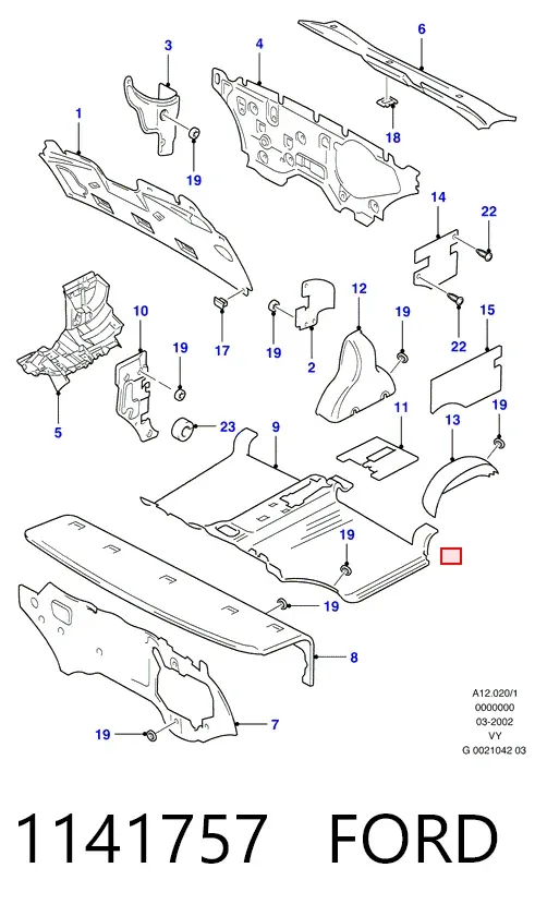 Шумоізоляція капота Ford Galaxy I VX