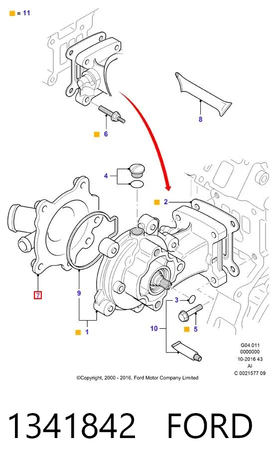  1341842 Ford