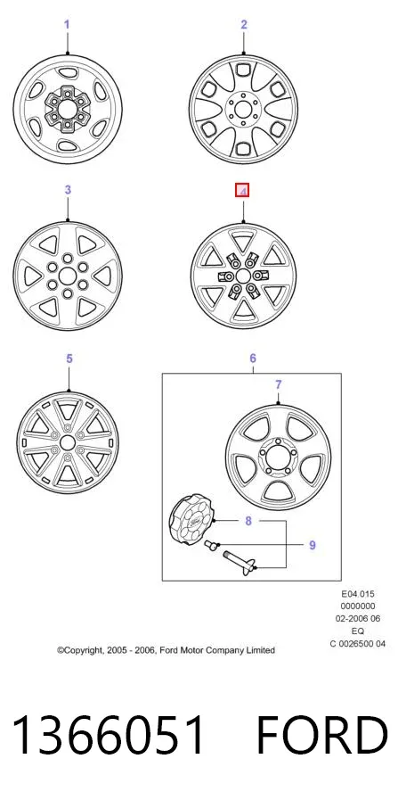  1366051 Ford