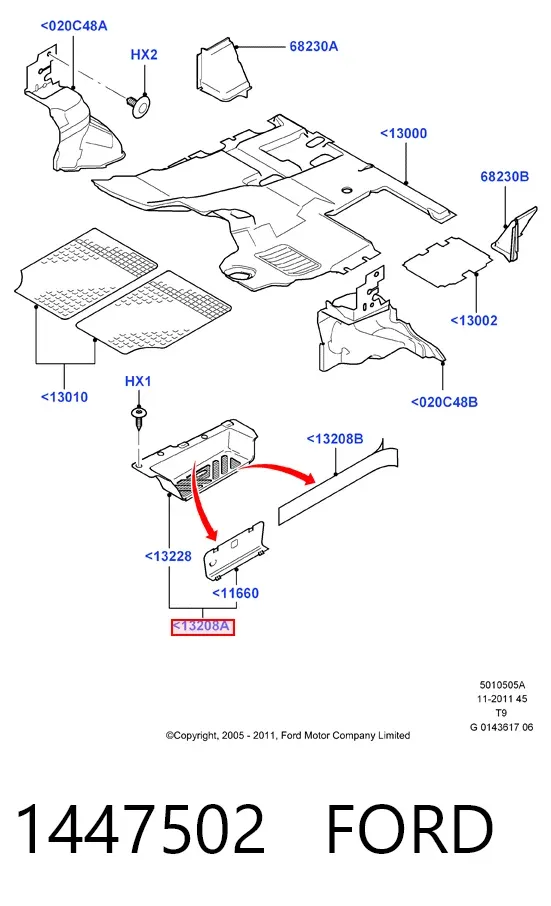 Реле генератора 1447502 Ford
