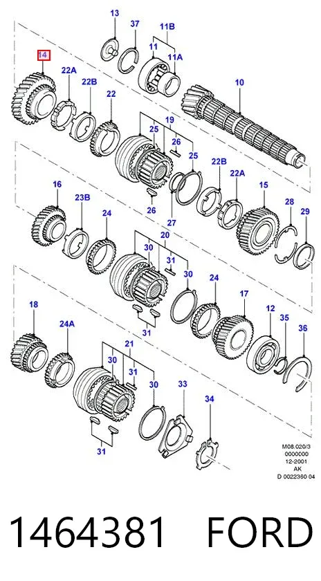  1464381 Ford