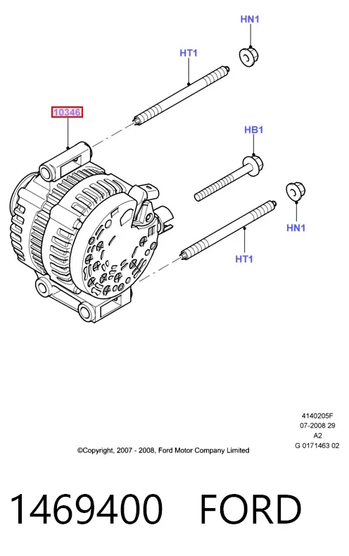 Генератор 1469400 Ford