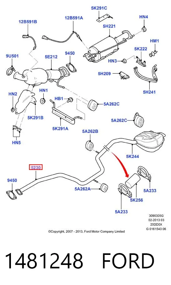 Глушник, центральна частина 1481248 Ford