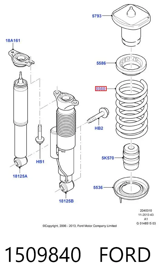  1509840 Ford