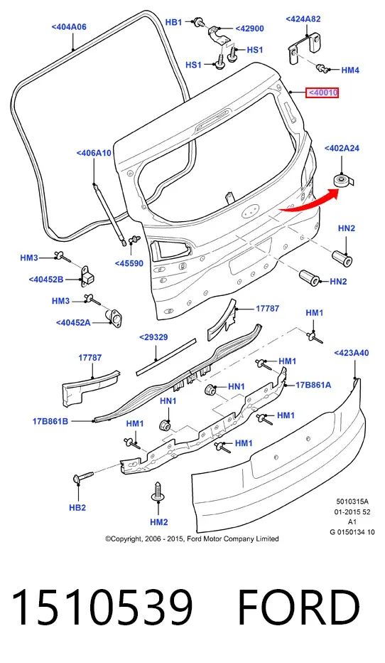 Ляда Ford S-Max CA1