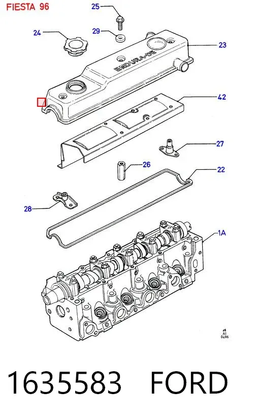 Сальник клапана 1635583 Ford