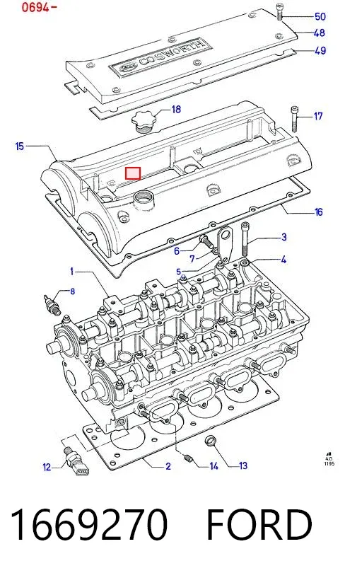 Розподільний вал 1669270 Ford
