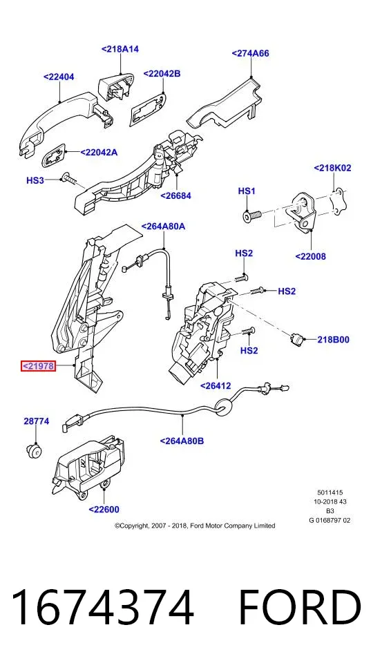 Датчик температури охолоджуючої рідини 1674374 Ford