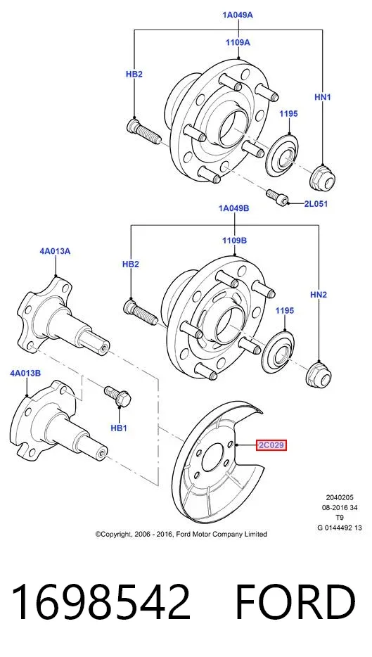  1698542 Ford