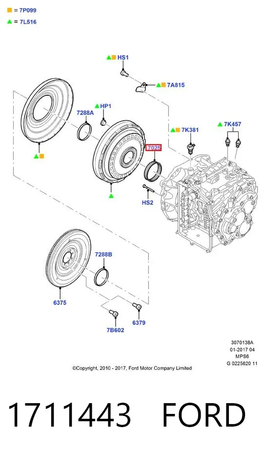  1711443 Ford
