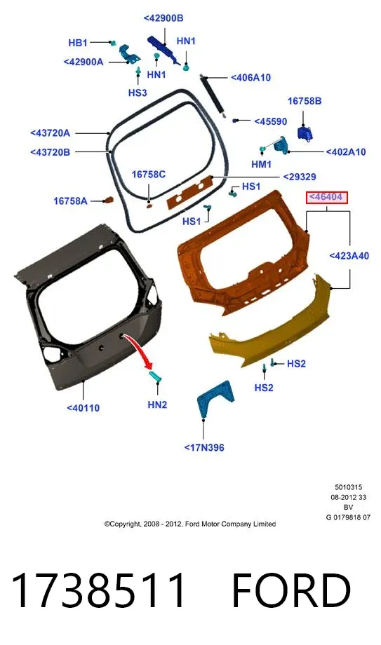  1738511 Ford