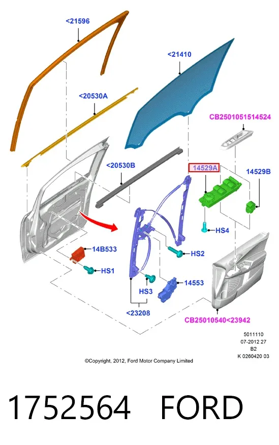  F1ET14A132GC Ford