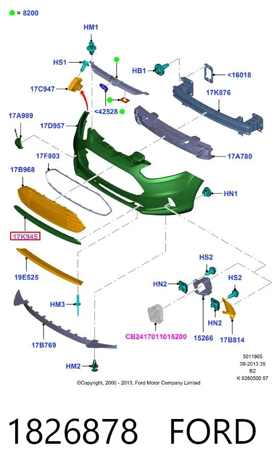  1826878 Ford