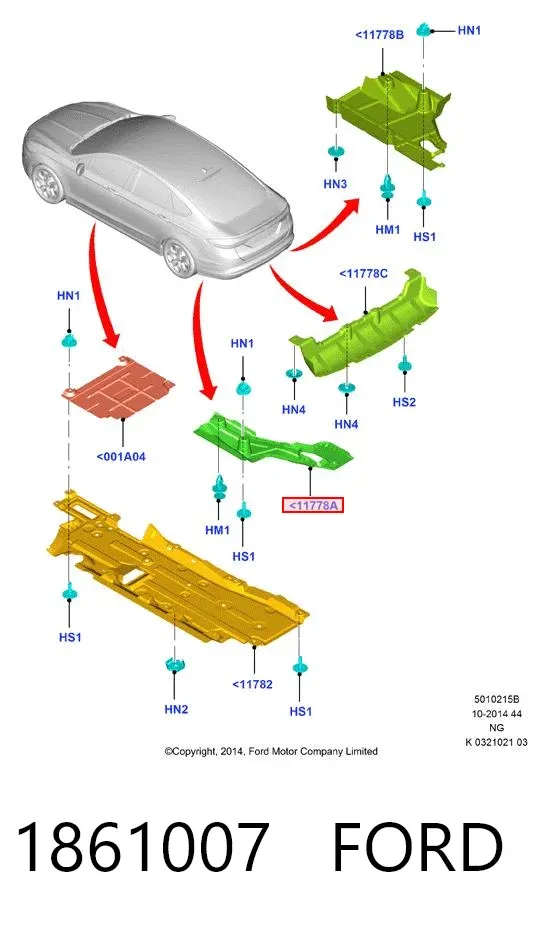 1861007 Ford