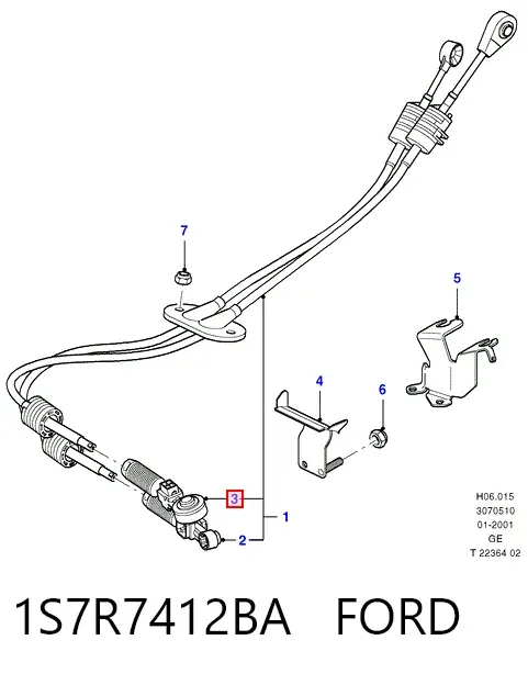  1S7R7412BA Ford