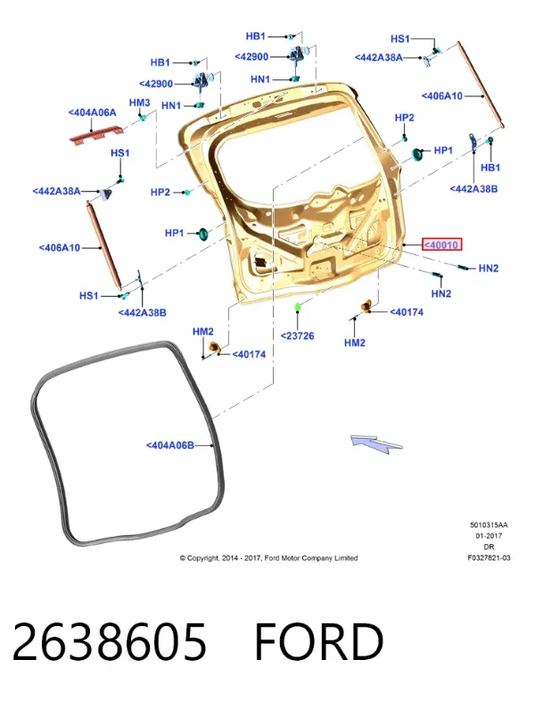 Ляда 2638605 Ford