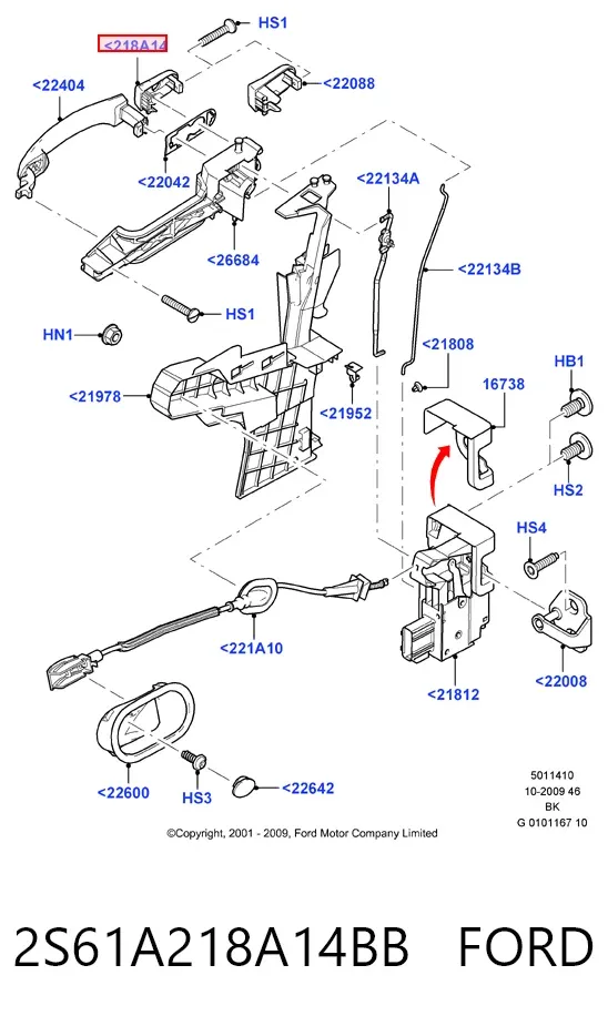  2S61A218A14BB Ford