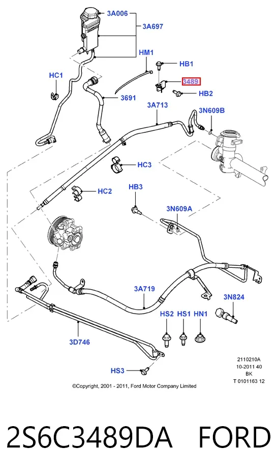  2S6C3489DA Ford