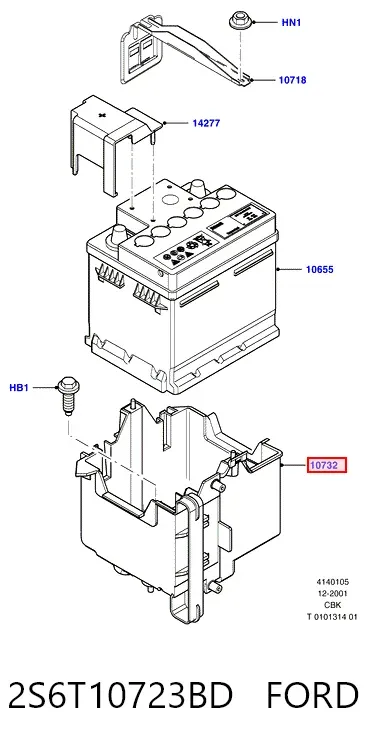  2S6T10723BD Ford