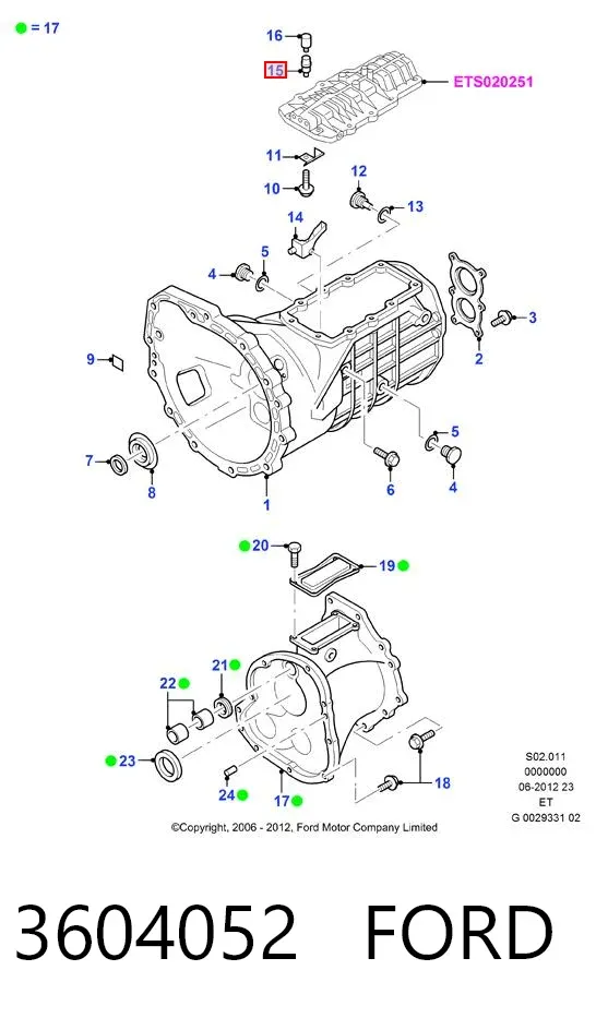  3604052 Ford