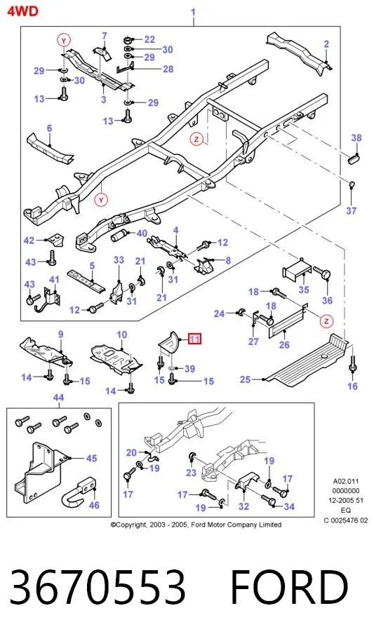  3670553 Ford
