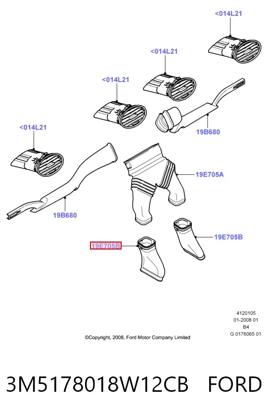  3M5178018W12CB Ford